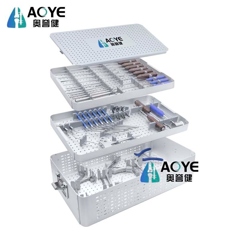 片側二重ポート内視鏡脊椎手術用器具セット、中国の片側二重ポート内視